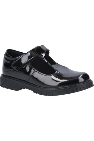 Hush Puppies Girls Gracie Junior School Shoe - Leather - Size 12 Kids (UK Shoe)