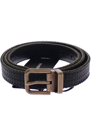 Dolce & Gabbana Mens Leather Logo Belt - Size 95 cm