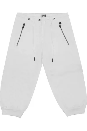Nike Womens Cropped Pants Capri Joggers 213236 100 Cotton - Size UK 7