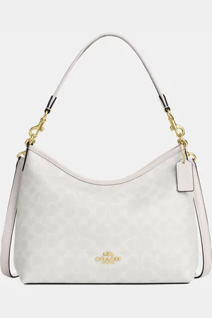 Coach Womens Laurel Shoulder Bag in Signature Canvas - - One Size