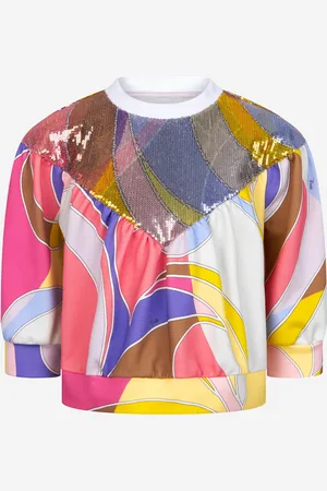 Emilio Pucci Girls Sweat Top - - Size 2Y