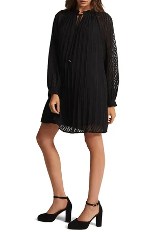 Phase Eight Womens Nikkita Pleated Swing Dress - - Size 12 UK