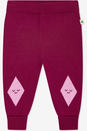 THE BONNIE MOB Baby Girls Fern Cabin Knit Joggers in - Size 3-6M