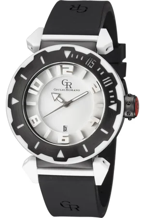 Giulio Romano : mens ferrara white watch - Rubber - One Size