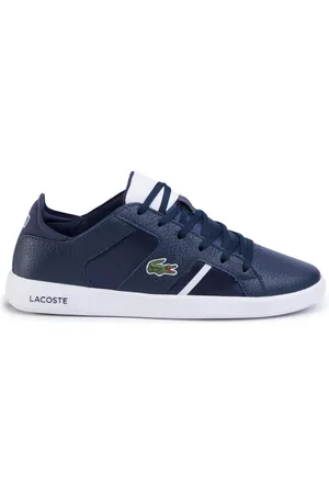 Lacoste Novas 120 1 SMA Mens Navy Trainers Leather (archived) - Size UK 8.5