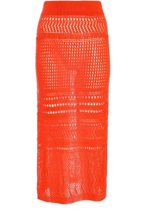 Quiz Womens Crochet Midi Skirt - Size Medium
