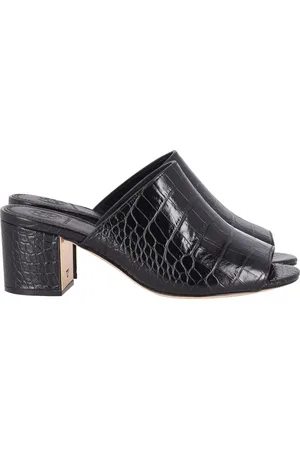 Tory Burch Pre-owned Womens Martine Croc-effect Mules in Leather - Size UK 2