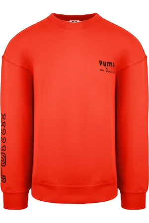 PUMA X Mr Doodle Long Sleeve Crew Neck Mens Graphic Sweatshirt 598682 20 Cotton - Size X-Small