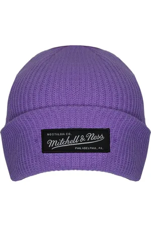 Mitchell & Ness Box Logo Mens Knit Beanie - One Size