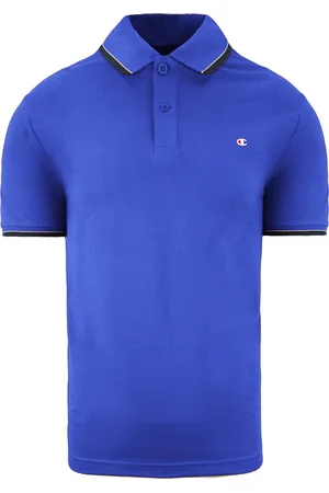 Champion Easy Fit Mens Blue Polo Shirt - Cotton - Size 2XL