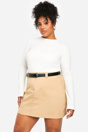 Boohoo Womens Plus Woven Tailored Mini Skirt - - Size 18 UK