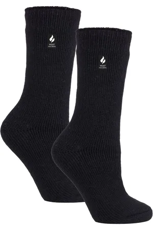Heat Holders Womens 2 Pack Ladies Original Thermal Moisture Wicking Socks - - Size UK 4-8