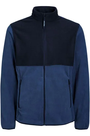 JACK & JONES Mens Fleece Jacket Long Sleeve - Size 2XL