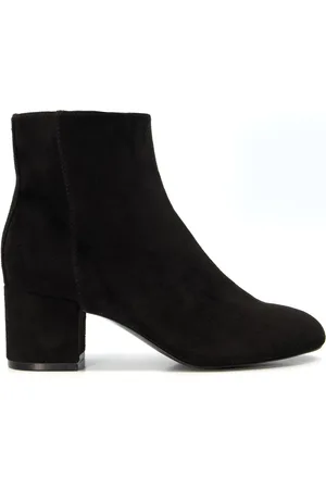 Dune Womens PRISHA Block-Heel Ankle Boots - Micro Fibre - Size UK 4