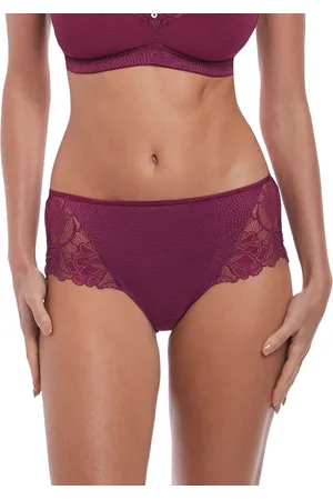 Fantasie Womens Memoir Short - Black Cherry - Nylon - Size X-Small