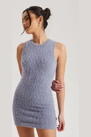 Urban Bliss Womens Fluffy Mini Racer Dress - Size 8 UK