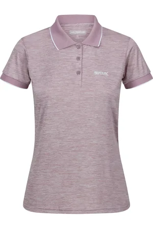Regatta Womens/Ladies Remex II Polo Neck T-Shirt (Heather) - - Size 8 UK