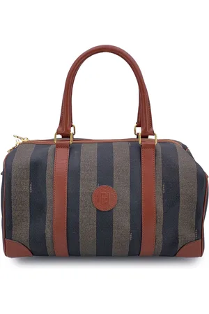 Fendi Pre-owned Womens Vintage Cloth Handbag Forever Bauletto - Cotton - One Size