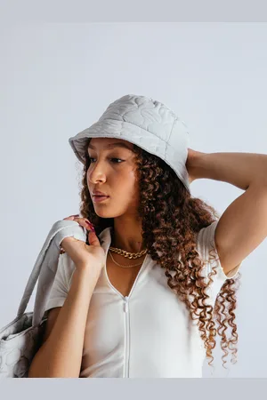 SVNX Mens Quilted Nylon Bucket Hat - - One Size