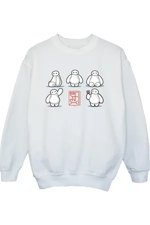 Disney Boys Big Hero 6 Baymax Many Poses Sweatshirt - Size 5-6Y