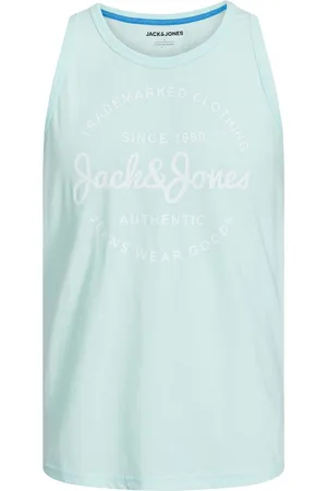 JACK & JONES Mens Sleeveless Vest Logo - - Size Small