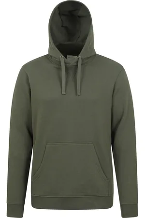 Mountain Warehouse Mens Dorset Plain Hoodie ( Green) - Size 4XL