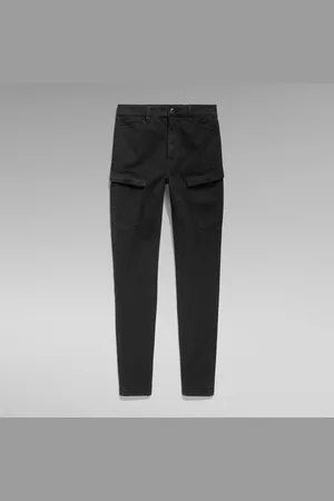G-Star Womens G-Star RAW Kafey Cargo Ultra High Skinny Pants - Cotton - Size 30W/34L