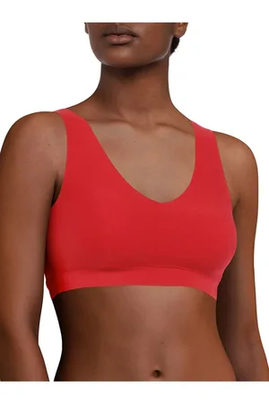 Chantelle Womens SoftStretch V-Neck Jersey Crop Top - Polyamide - Size XL/2XL