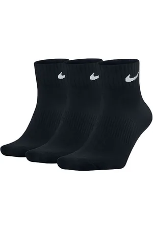 Nike Unisex Dry Cushion Everyday Ankle Socks (3 Pairs) in Cotton - Size Medium