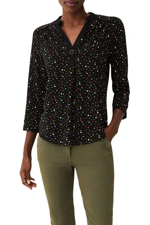 Phase Eight Womens Anglia Ditsy Print Top - - Size 12 UK
