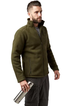 Peter Storm Mens Full Zip Long Sleeve Borg Fleece Jacket with Pockets for Walking & Hiking - - Size X-Large