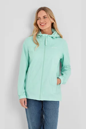 Tog 24 Craven Womens Waterproof Packaway Jacket - Eggshell - Size 14 UK