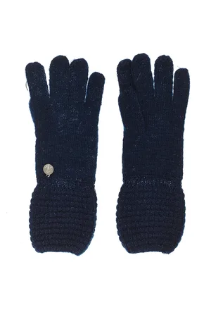 Guess Womens thermal and soft knitted gloves AW6717-WOL02 - - Size Medium