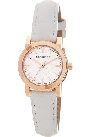 Burberry BU9209 Rose Gold Tone Leather WoMens Watch - One Size