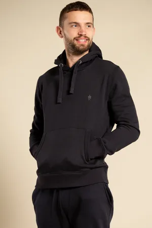 French Connection Mens Cotton Blend Hoody - Size Small