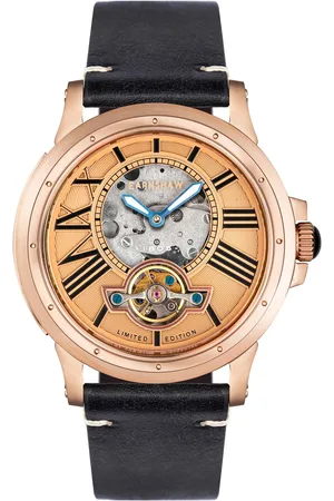 THOMAS EARNSHAW Bertha Limited Edition Open Heart Mens Automatic Copper Watch ES-8244-04 - - One Size