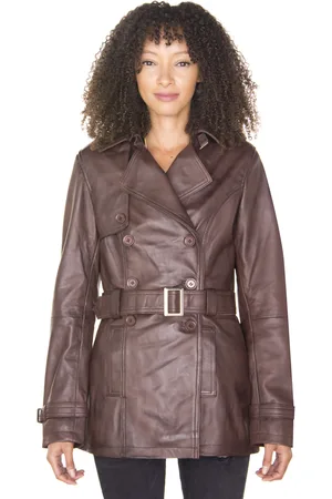 Infinity Womens Nappa Trench Coat-Mosul - - Size 22 UK
