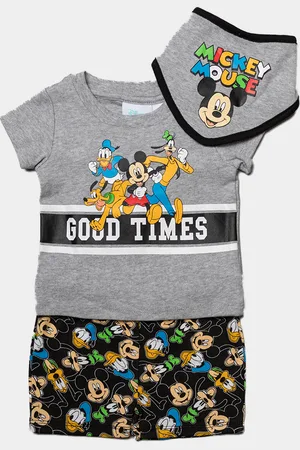 Disney Baby Boy Mickey Mouse Good Times 3-Piece Outfit - Cotton - Size 0-3M