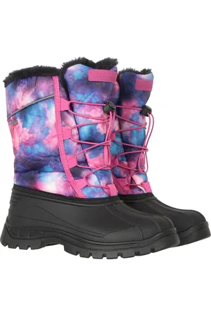 Mountain Warehouse Childrens Unisex Childrens/Kids Whistler Adaptive Stars Snow Boots (Dark ) - Size UK 4 Infant