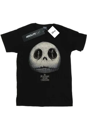 Disney Womens/Ladies Nightmare Before Christmas Jack´s Eyes Cotton Boyfriend T-Shirt - Size Small