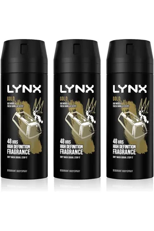 Lynx Mens Body Spray 48-H High Definition Fragrance Deo For Men, 3x150ml Lace - Size 150 ml