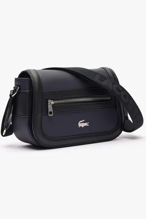 Lacoste Womens Accessories Nilly Petit Piqué Flap Close Bag in Navy - Pu - One Size