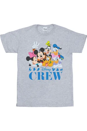 Disney Mens Mickey Mouse Friends T-Shirt (Sports Grey) - - Size Large