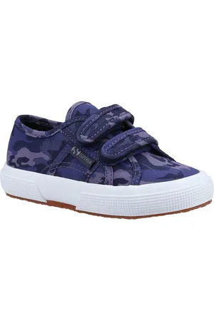 Superga 2750 Kids Straps Camo Ripstop Childrens Unisex Summer - - Size UK 9.5 Kids
