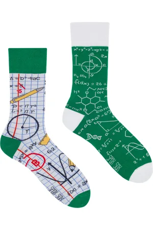 Spox Sox Unisex - Mens & Ladies Mismatched Novelty Odd Socks - Back 2 School - Cotton - Size UK 4-6.5