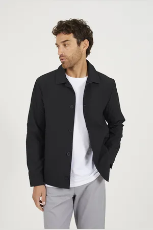 Brave Soul Mens Seersucker Shacket - Size X-Large