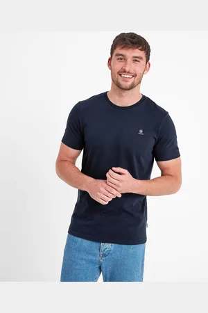 Tog 24 Hilston Mens T-Shirt Indigo - Cotton - Size 2XL
