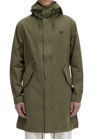 Fred Perry Mens Shell Parka Jacket Cotton - Size Small