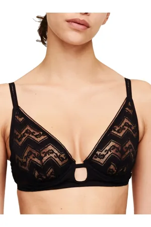 Chantal Thomass Womens Nocturne Plunge Bra - Polyamide - Size 32C