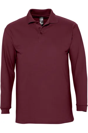 Sols Mens Winter II Long Sleeve Pique Cotton Polo Shirt - Size X-Large